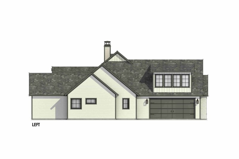 Architectural House Design - Exterior - Other Elevation 1 for Farmhouse House Plan #1096-147 - 4 bed, 3.5 bath