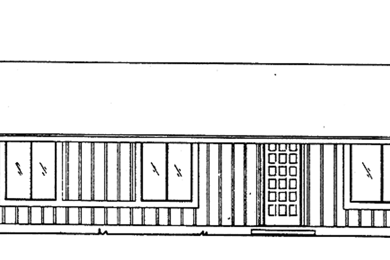 House Blueprint - Contemporary Exterior - Front Elevation Plan #30-250