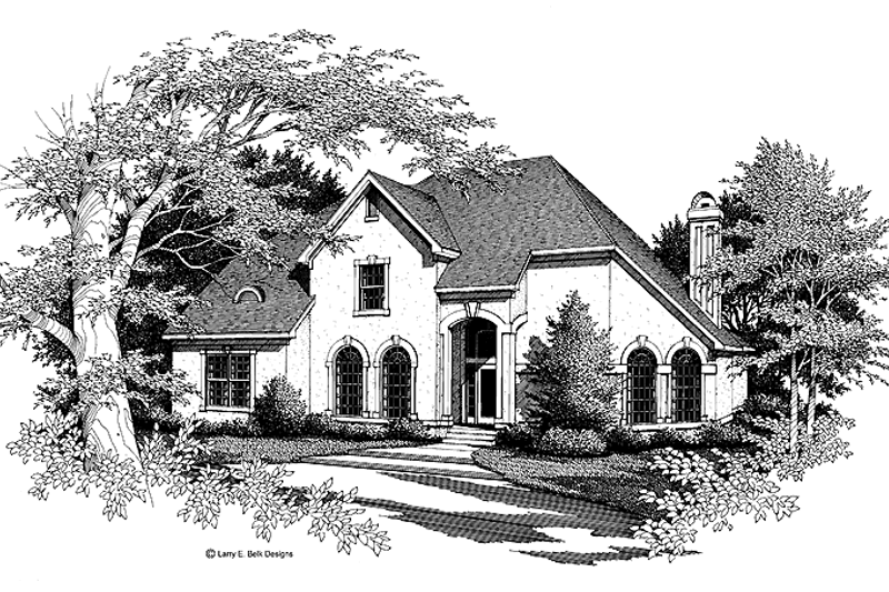 Dream House Plan - Country Exterior - Front Elevation Plan #952-54