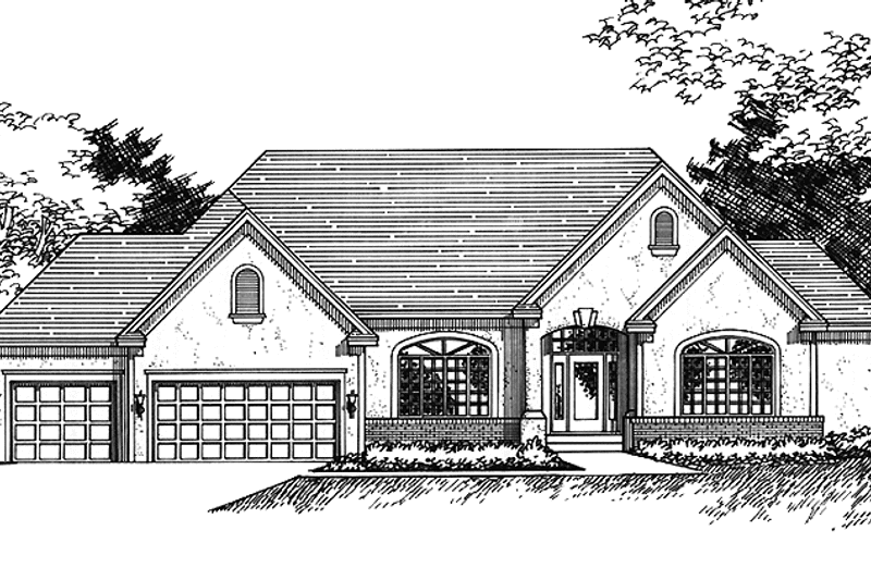 Home Plan - Exterior - Front Elevation 3 for Traditional House Plan #51-783 - 3 bed, 2.5 bath