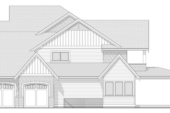 Exterior - Other Elevation 1 for Farmhouse House Plan #1114-86 - 4 bed, 3.5 bath