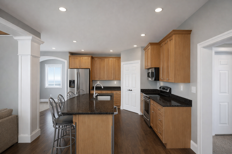 House Blueprint - Interior - Kitchen 2 for Traditional House Plan #1060-472 - 3 bed, 2.5 bath