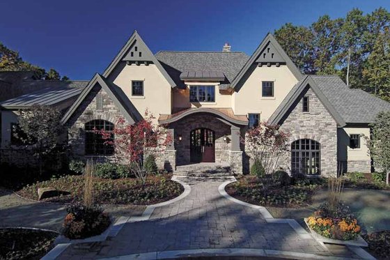 Exterior - Front Elevation 5 for Country House Plan #928-24 - 4 bed, 3 bath
