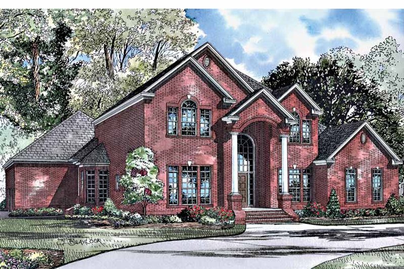Dream House Plan - Exterior - Front Elevation 3 for Traditional House Plan #17-3024 - 4 bed, 3 bath