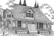 Country Style House Plan - 3 Beds 2.5 Baths 2622 Sq/Ft Plan #405-327 