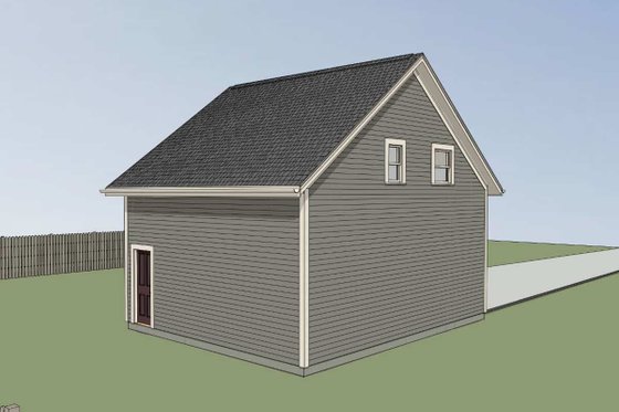 Exterior - Other Elevation for Traditional House Plan #79-252 - 1 bed, 1 bath