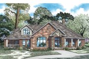 Country Style House Plan - 4 Beds 4 Baths 3354 Sq/Ft Plan #17-2972 