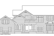 Classical Style House Plan - 4 Beds 2.5 Baths 3342 Sq/Ft Plan #930-219 Exterior 