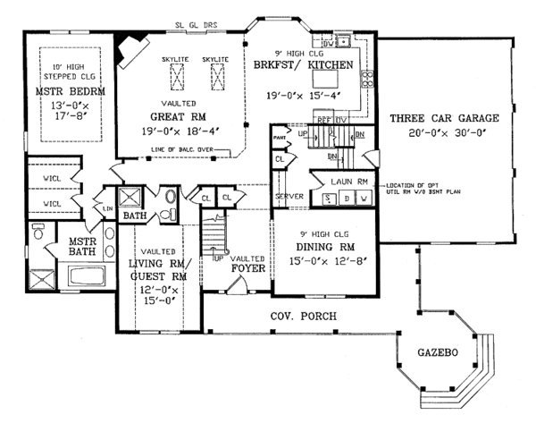 Dream House Plan - Victorian Floor Plan - Main Floor Plan #314-199