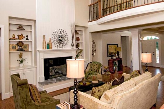 Interior - Family Room for European House Plan #929-870 - 5 bed, 4 bath