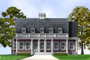 Classical Style House Plan - 4 Beds 4 Baths 2674 Sq/Ft Plan #119-155 