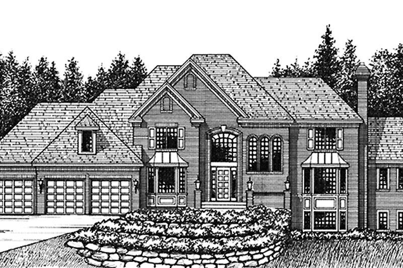 Dream House Plan - Traditional Exterior - Front Elevation Plan #51-790