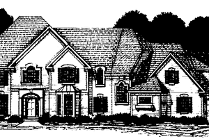 Dream House Plan - Traditional Exterior - Front Elevation Plan #328-196