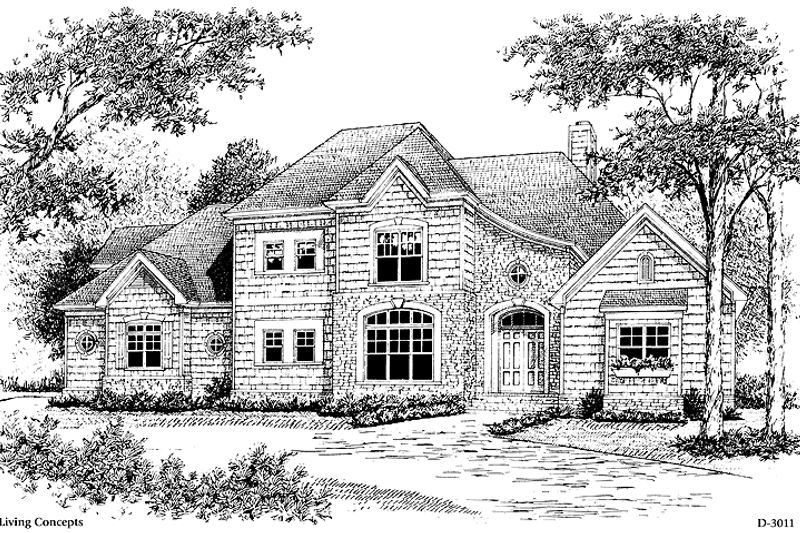 Dream House Plan - Country Exterior - Front Elevation Plan #453-275