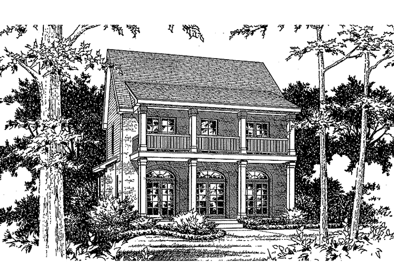 Architectural House Design - Classical Exterior - Front Elevation Plan #472-290
