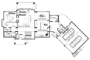 Craftsman Style House Plan - 3 Beds 3.5 Baths 3136 Sq/Ft Plan #928-54 