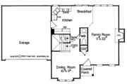 Colonial Style House Plan - 3 Beds 2.5 Baths 1321 Sq/Ft Plan #927-234 