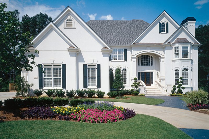 Architectural House Design - European Exterior - Front Elevation Plan #927-199