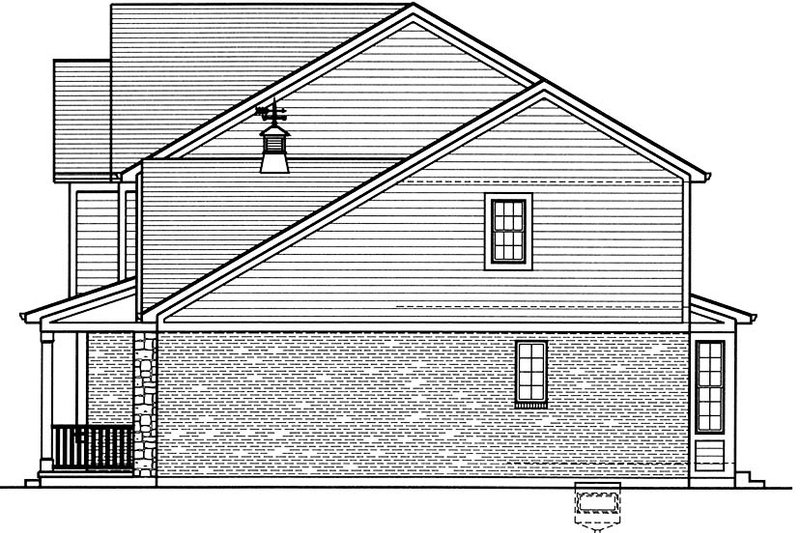 Home Plan - Exterior - Other Elevation for Colonial House Plan #46-860 - 4 bed, 2.5 bath