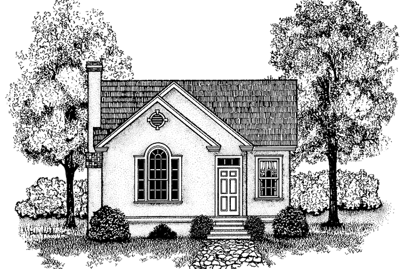 Home Plan - Colonial Exterior - Front Elevation Plan #1014-56