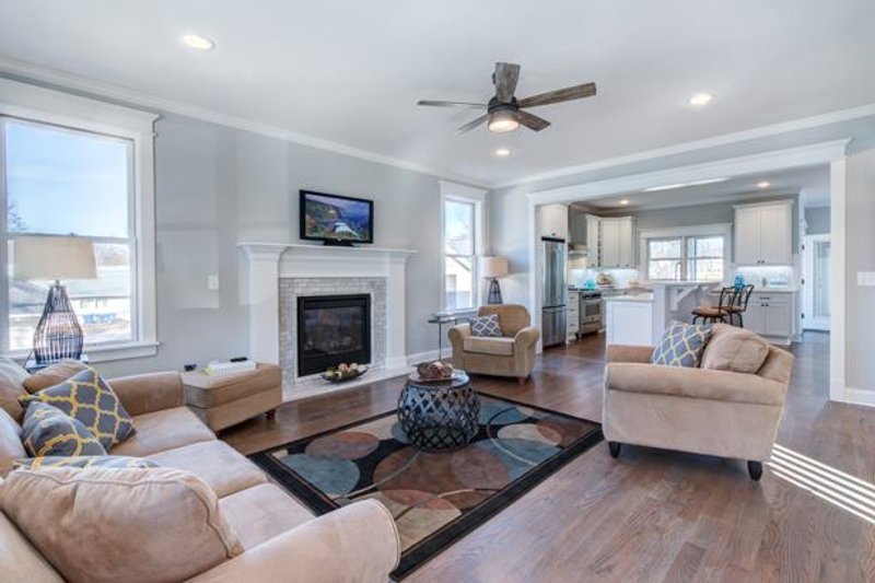 House Plan Design - Interior - Family Room 1 for Craftsman House Plan #79-348 - 3 bed, 2.5 bath