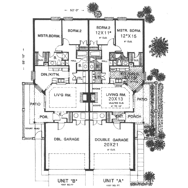 Dream House Plan - Traditional Floor Plan - Main Floor Plan #310-435