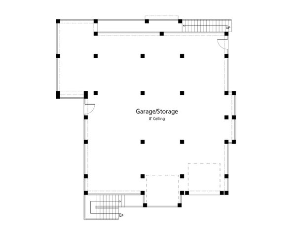 Cottage Floor Plan - Lower Floor Plan #938-155