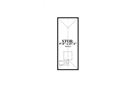 Floor Plan - Other Floor for Traditional House Plan #63-341, 0 bath
