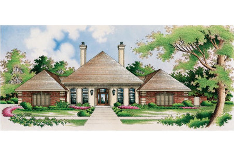 Home Plan - Exterior - Other Elevation 1 for European House Plan #45-333 - 4 bed, 4.5 bath