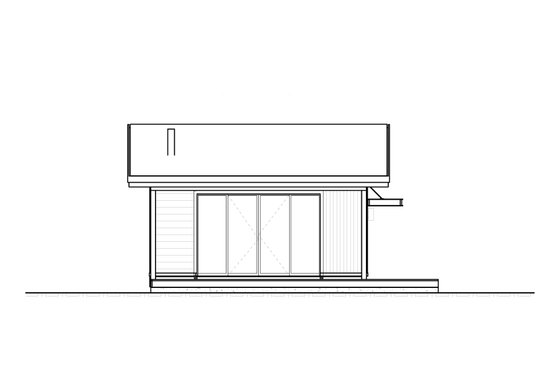Exterior - Other Elevation for Modern House Plan #895-143 - 1 bed, 1 bath