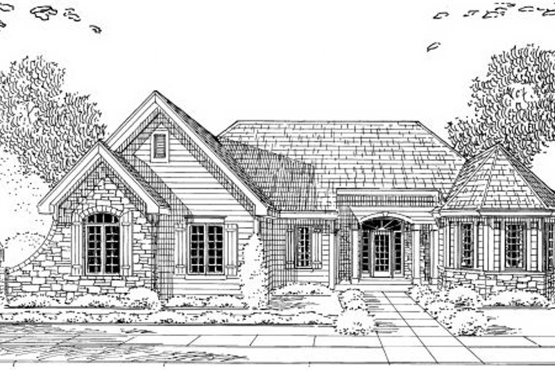 Home Plan - Exterior - Other Elevation for Traditional House Plan #46-430 - 3 bed, 2 bath