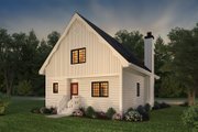 Cabin Style House Plan - 3 Beds 2 Baths 1286 Sq/Ft Plan #47-665 