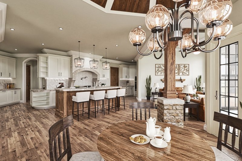 House Blueprint - Interior - Other 1 for Modern House Plan #54-580 - 3 bed, 3 bath