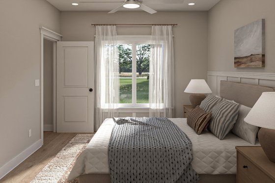 Interior - Master Bedroom 1 for Farmhouse House Plan #455-707 - 4 bed, 2.5 bath