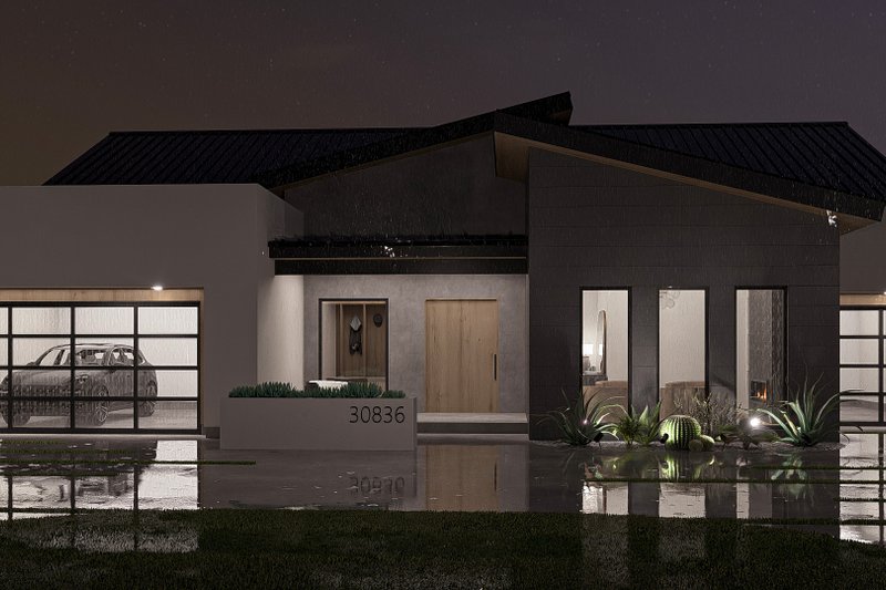 House Plan Design - Exterior - Other Elevation 4 for Modern House Plan #455-705 - 3 bed, 2.5 bath