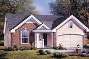 Traditional Style House Plan - 3 Beds 2 Baths 1268 Sq/Ft Plan #57-180 