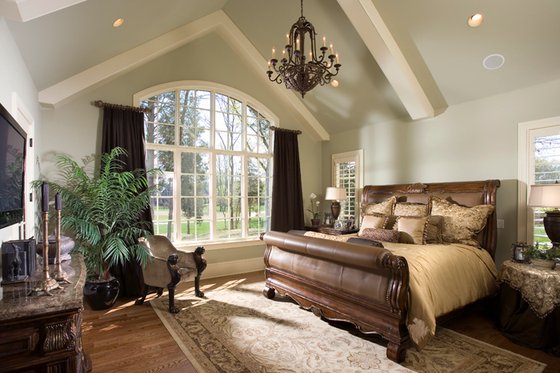 Exterior - Other Elevation 4 for European House Plan #453-56 - 3 bed, 4 bath