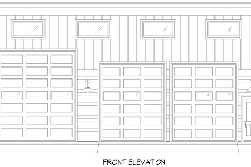 Home Plan - Exterior - Front Elevation 3 for Southern House Plan #932-1004 - 1 bed, 1 bath