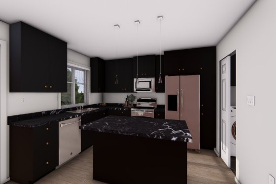 Interior - Kitchen for Cottage House Plan #126-260 - 1 bed, 1 bath