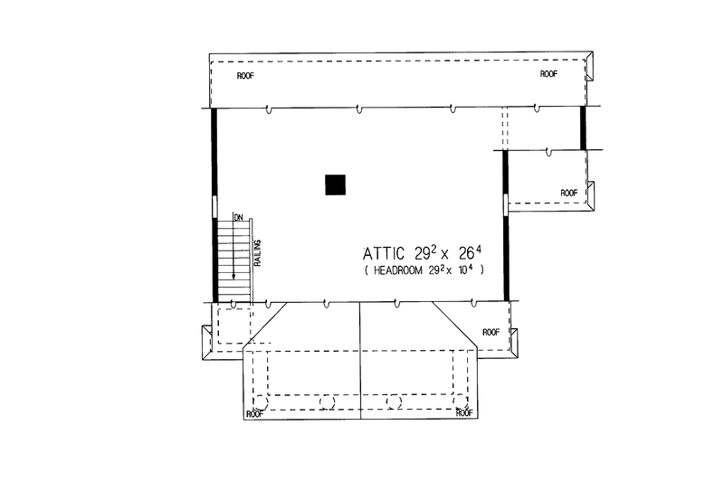 House Design - Floor Plan - Other Floor for Classical House Plan #72-851 - 4 bed, 2.5 bath