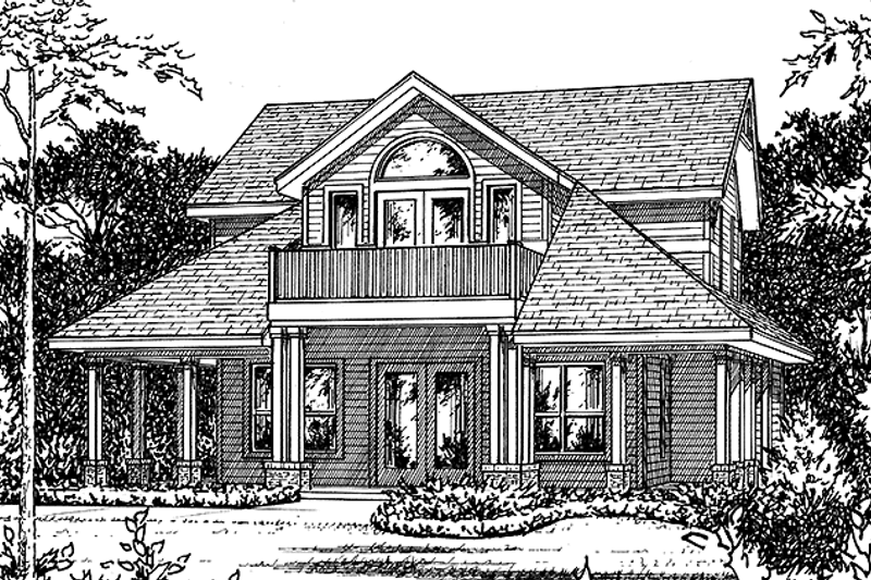 Dream House Plan - Exterior - Front Elevation 5 for Country House Plan #472-396 - 3 bed, 2.5 bath