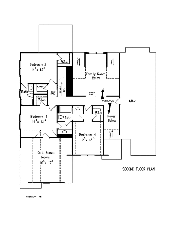 Home Plan - Country Floor Plan - Upper Floor Plan #927-308