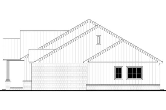 Exterior - Other Elevation 1 for Farmhouse House Plan #430-368 - 3 bed, 2.5 bath