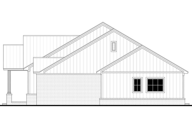 House Blueprint - Exterior - Other Elevation 1 for Farmhouse House Plan #430-368 - 3 bed, 2.5 bath
