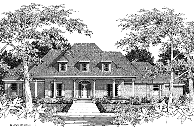 Dream House Plan - Country Exterior - Front Elevation Plan #952-154