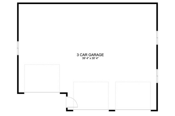 Floor Plan - Main Floor for Traditional House Plan #1060-119, 0 bath