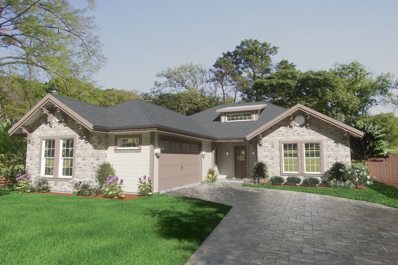 Dream House Plan - Exterior - Front Elevation 3 for Country House Plan #1126-13 - 3 bed, 2.5 bath