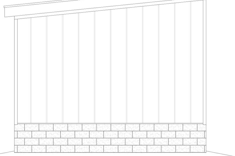 Home Plan - Exterior - Other Elevation for Modern House Plan #932-770, 0 bath