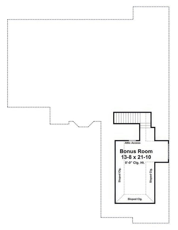 European Floor Plan - Upper Floor Plan #21-575