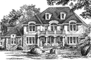 Country Style House Plan - 5 Beds 4.5 Baths 3341 Sq/Ft Plan #929-678 